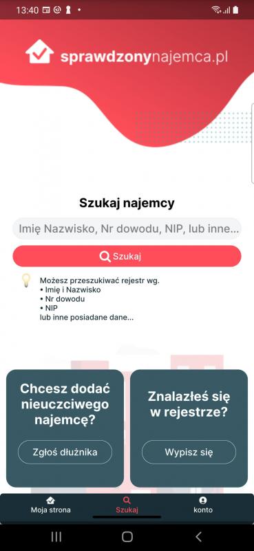 Aplikacja internetowa mobile start
